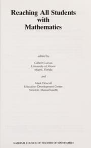 Tapa de Reaching all students with mathematics