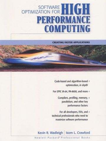 Tapa de Software optimization for high-performance computing