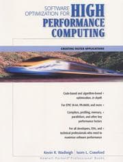 Tapa de Software optimization for high-performance computing