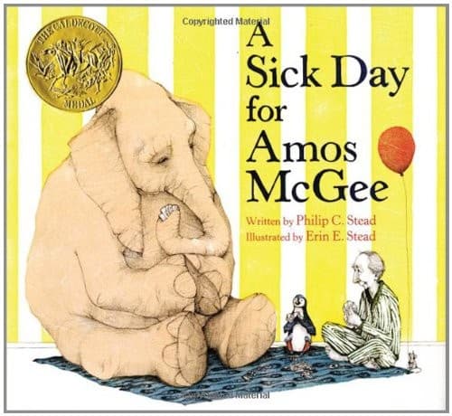Tapa de A Sick Day for Amos McGee