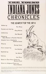Tapa de The Search for the Oryx (The Young Indiana Jones Chronicles, No 2)