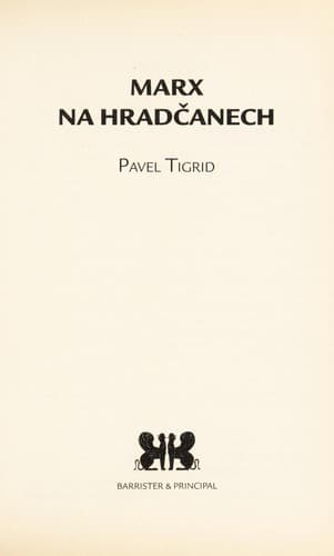 Tapa de Marx na Hradćanech
