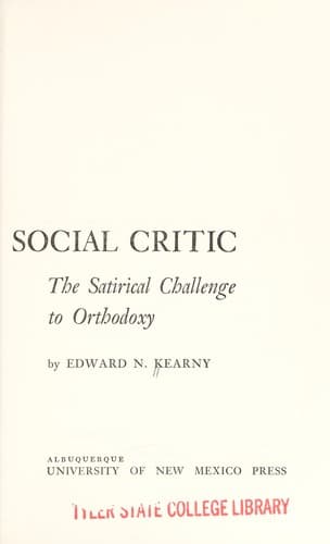 Tapa de Thurman Arnold, social critic