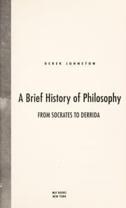 Tapa de A brief history of philosophy