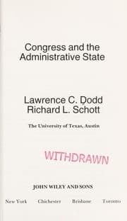 Tapa de Congress and the Administrative State