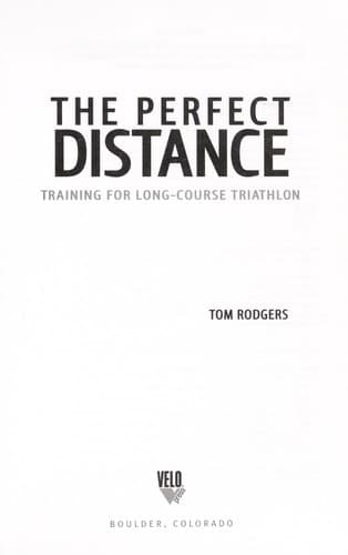 Tapa de The perfect distance