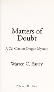 Tapa de Matters of doubt