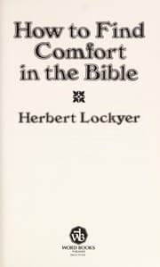 Tapa de How to find comfort in the Bible