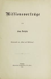 Tapa de Missionsvorträge