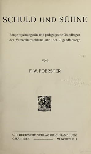 Tapa de Schuld und Sühne