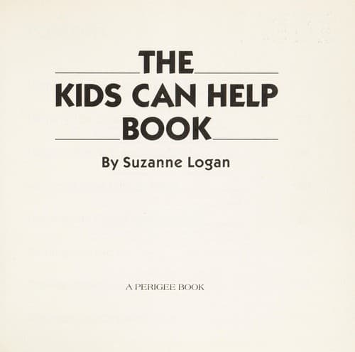 Tapa de The kids can help book