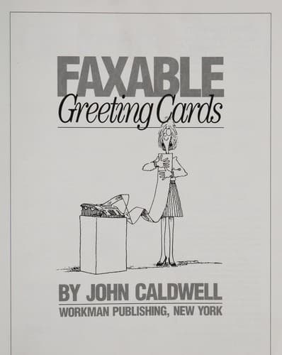 Tapa de Faxable Greeting Cards