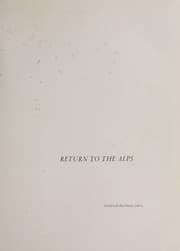 Tapa de Return to the Alps