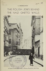 Tapa de The Polish Jews behind the Nazi ghetto walls