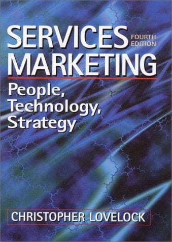 Tapa de Services Marketing