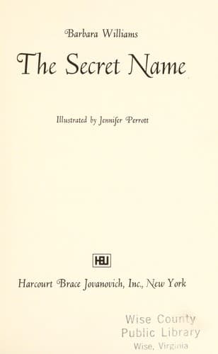 Tapa de The secret name