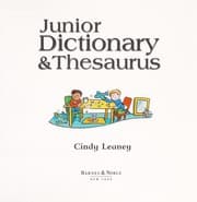 Tapa de Junior dictionary & thesaurus