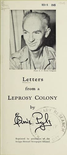 Tapa de Letters from a leprosy colony