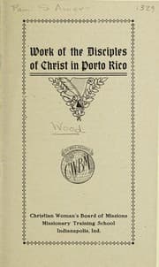 Tapa de Work of the Disciples of Christ in Porto Rico