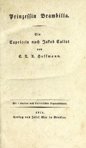 Tapa de Prinzessin Brambilla