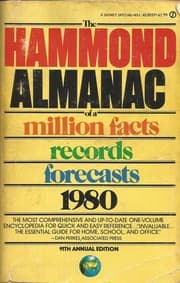 Tapa de Hammond Almanac 1980