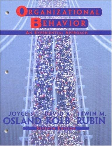 Tapa de Organizational behavior