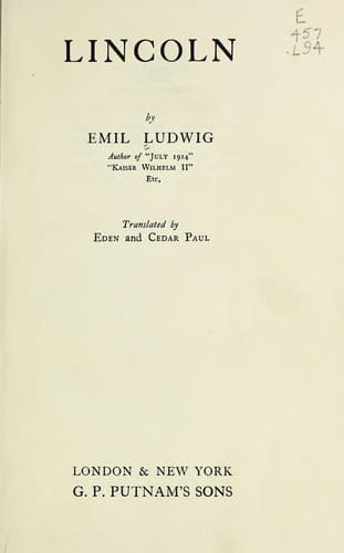 Tapa de Lincoln