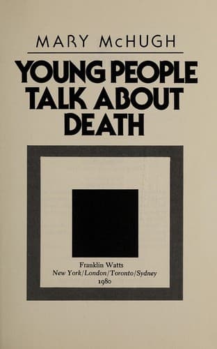 Tapa de Young people talk about death
