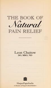 Tapa de The Book of Natural Pain Relief