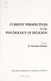 Tapa de Current perspectives in the psychology of religion