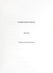 Tapa de Competition policy