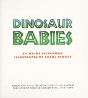 Tapa de Dinosaur babies