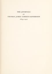 Tapa de The journals of Thomas James Cobden-Sanderson 1879-1922
