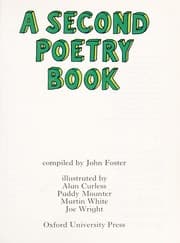 Tapa de A Second poetry book