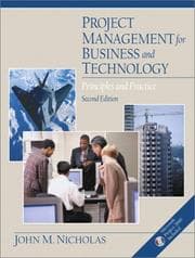 Tapa de Project Management for Business and Technology