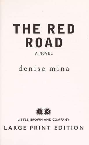 Tapa de The red road