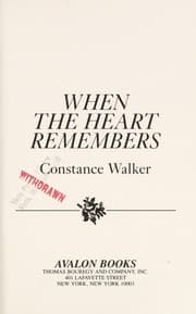 Tapa de When the heart remembers