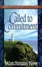 Tapa de Called to Commitment (Life Messages of Great Christians Series)