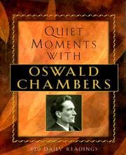 Tapa de Quiet Moments With Oswald Chambers
