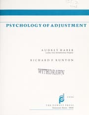 Tapa de Psychology of adjustment
