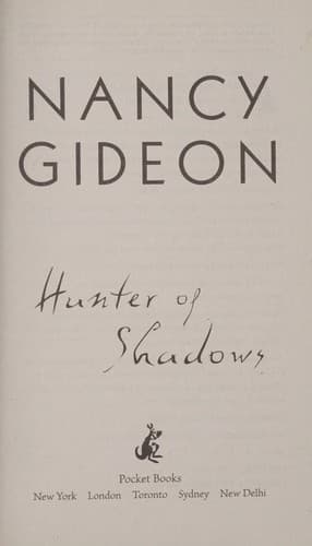 Tapa de Hunter of shadows