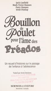 Tapa de Bouillon de poulet pour l'âme des préados