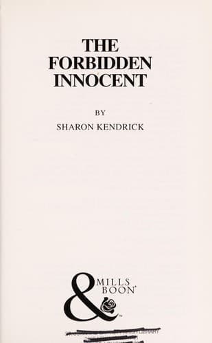 Tapa de The forbidden innocent