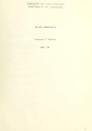 Tapa de Law and liberalism II