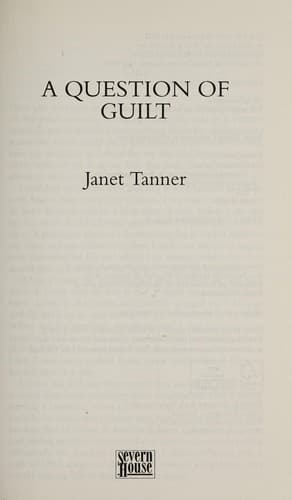 Tapa de A question of guilt