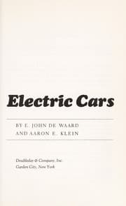 Tapa de Electric cars
