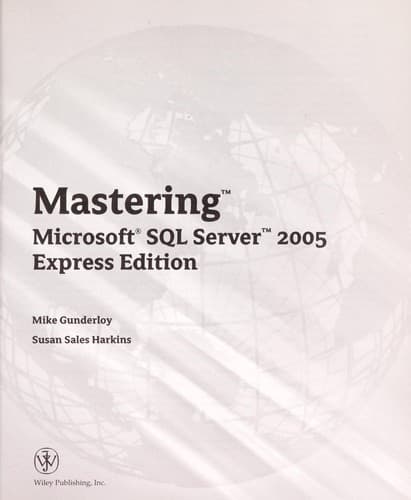 Tapa de Mastering Microsoft SQL server 2005