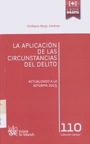 Tapa de La aplicación de las circunstancias del delito