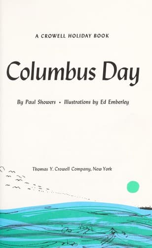 Tapa de Columbus Day (Holiday Book)