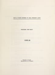 Tapa de Social Science methods of legal research (256F)